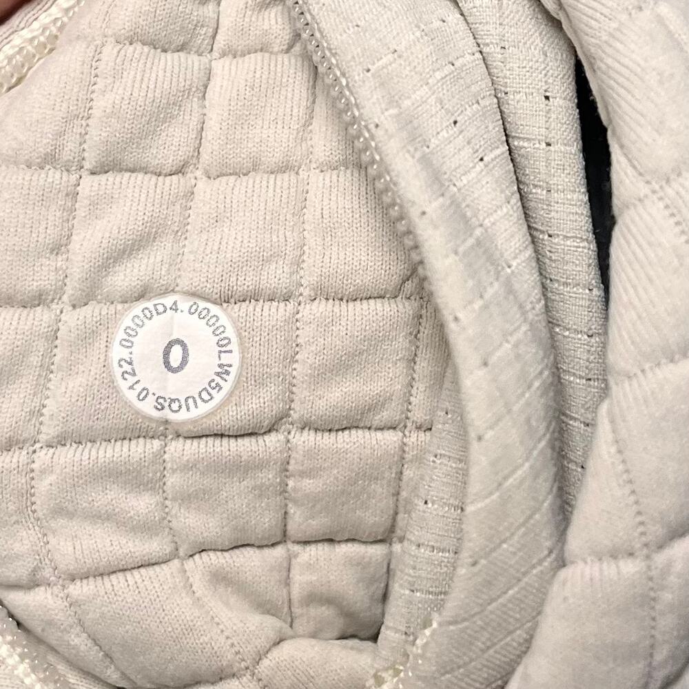 Lululemon Lab Textured Grid HR Jogger 28 Muslin Cream Size 0 Waffle Athleisure - Picture 7 of 10